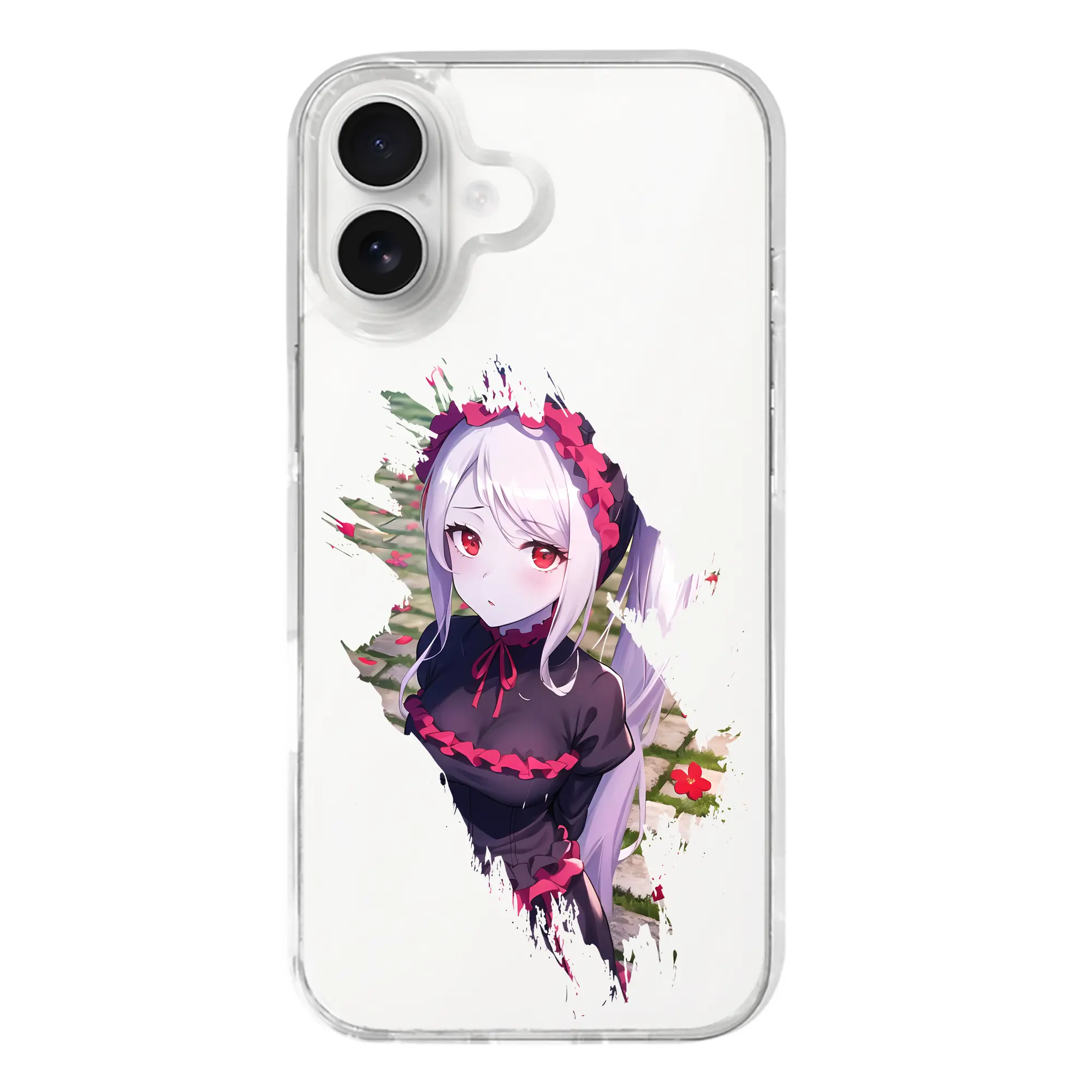 オーバーロード グッズ シャルティア・ブラッドフォールン - iPhone 17シリーズ 透明スマホケース – 薄型・耐衝撃・精密フィット保護カバー